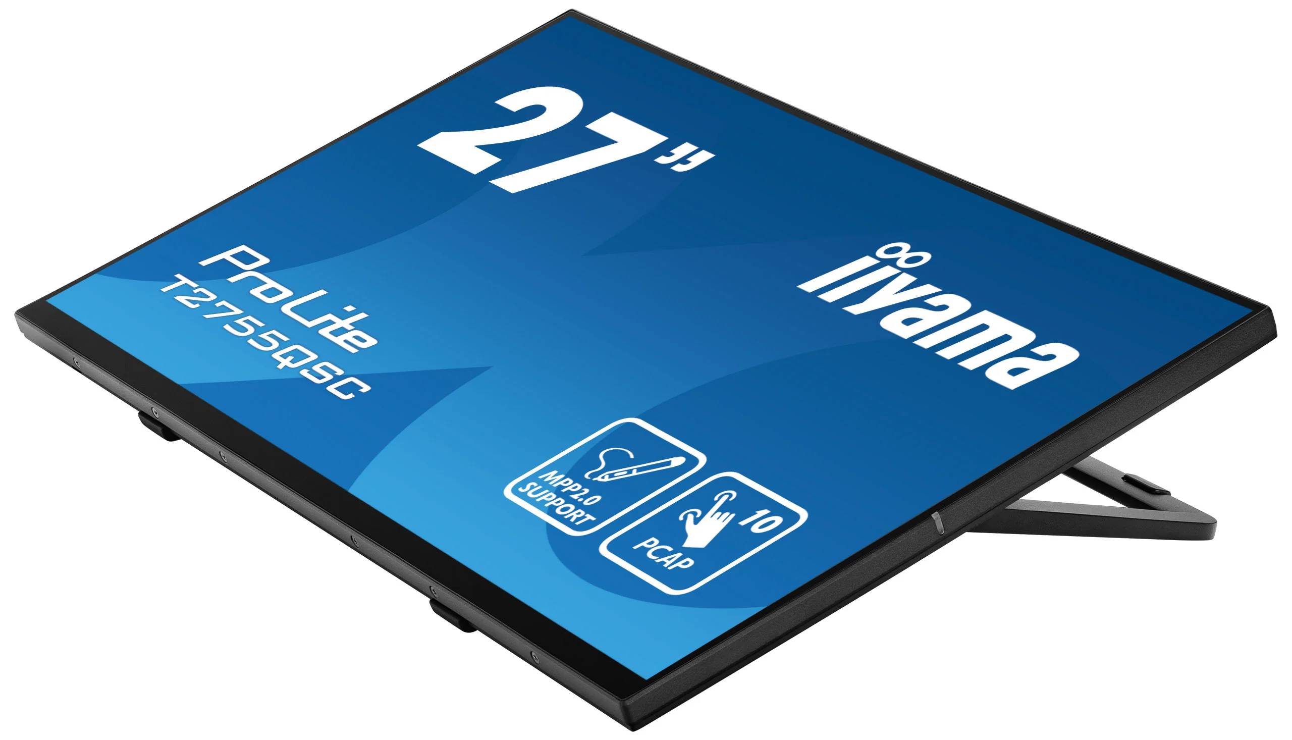 iiyama ProLite T2755QSC-B1 - 27" Touch Display - QHD IPS - 360 cd/m² - aktiver Stift (MPP 2.0) - NO-OS - VESA 100x100 - schwarz