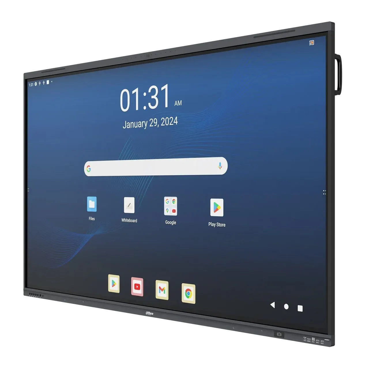 Dahua DHI-LPH86-MC480-U - 86 Zoll Smart Interactive Whiteboard, 4K, Android 15 EDLA, 48MP Kamera, USB-C 100W