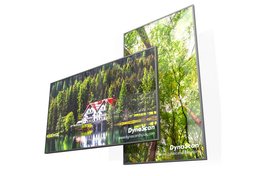DynaScan DS861LR4-1 - 86 Zoll Schaufenster-Display Semi-Outdoor - 4K UHD 3840 x 2160 - 3500 cd/m² - TrueColor - Android 8 - SDM-Steckplatz - VESA 600x400 - schwarz