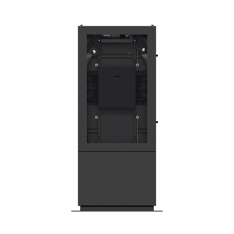 Hagor SOPK 55" Portrait Bundle mit Samsung OM55N-S - Outdoor-Stele komplett - IP65 - 4.000 cd/m² - Heizung und Lüftung - Graphit RAL 7016