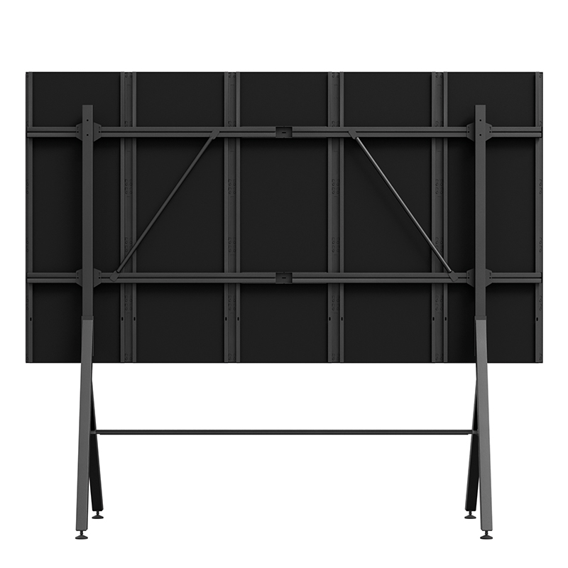 Hagor HP LED Floorstand LG LAPA 136" 6297 - freistehendes Standsystem für LG LAPA136-GF - 3 Höhen - inkl. AV-Ablage - schwarz