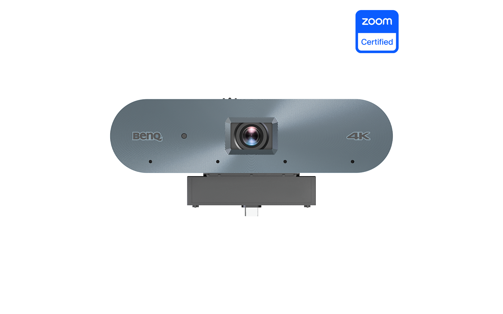 BenQ DV01K - Zoom-zertifizierte 4K-Konferenzkamera für BenQ Boards - KI-Auto-Framing und Voice-Tracking - USB-C - inkl. Halterung