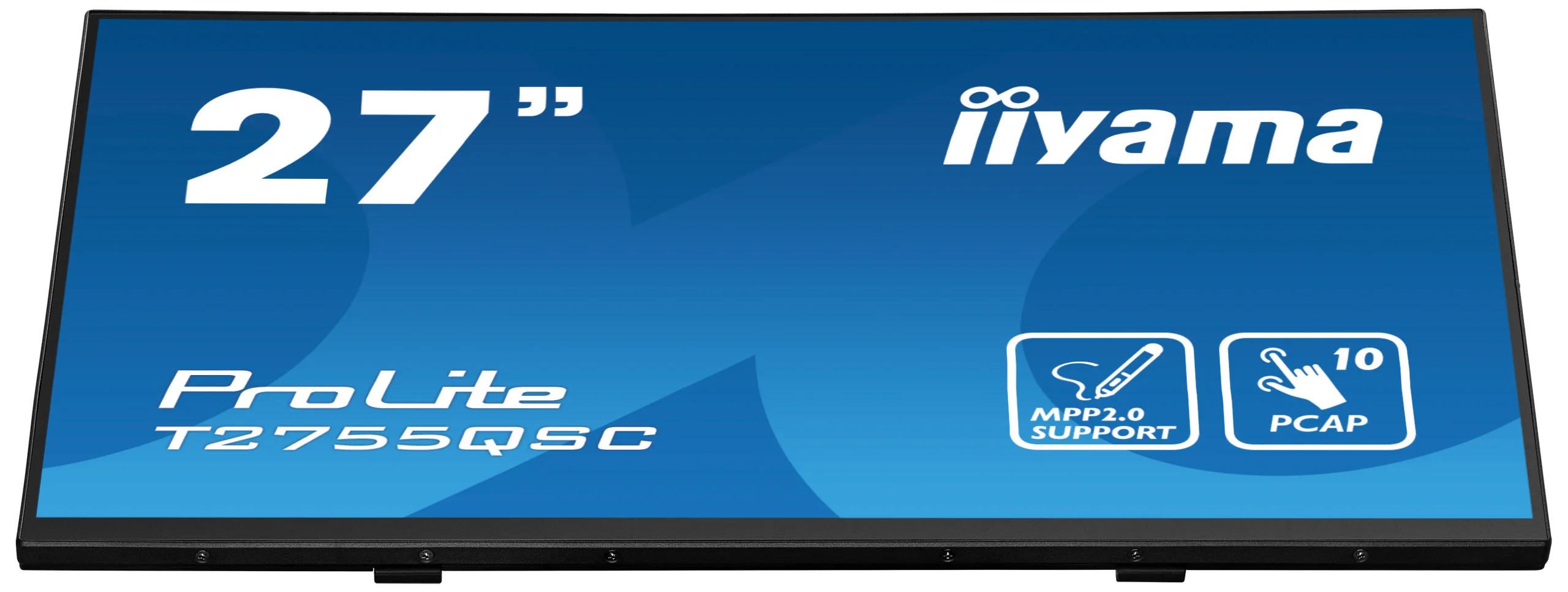 iiyama ProLite T2755QSC-B1 - 27" Touch Display - QHD IPS - 360 cd/m² - aktiver Stift (MPP 2.0) - NO-OS - VESA 100x100 - schwarz