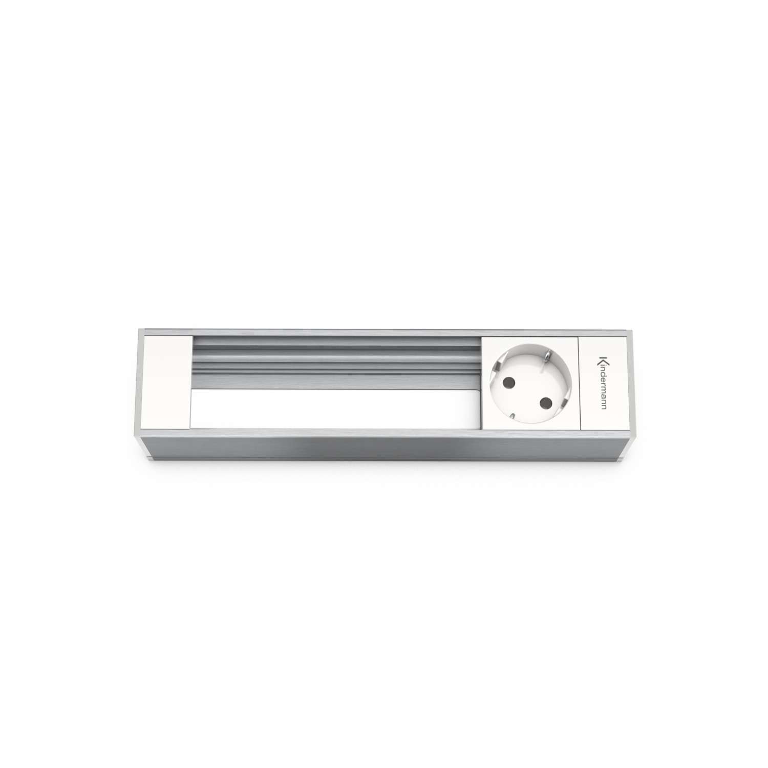 Kindermann CablePort Modulträger 4-fach, 1x Strom