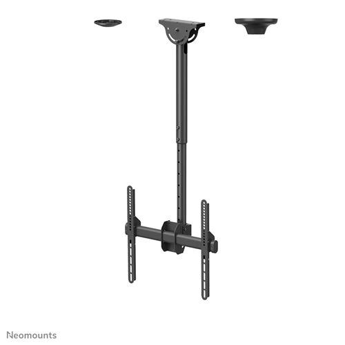 Neomounts NM-C440BLACK - Deckenhalterung 32-60" - max. 50 kg - VESA 400x400 - Schrägdecken-geeignet - 360° Schwenk - H 56-91 cm - schwarz