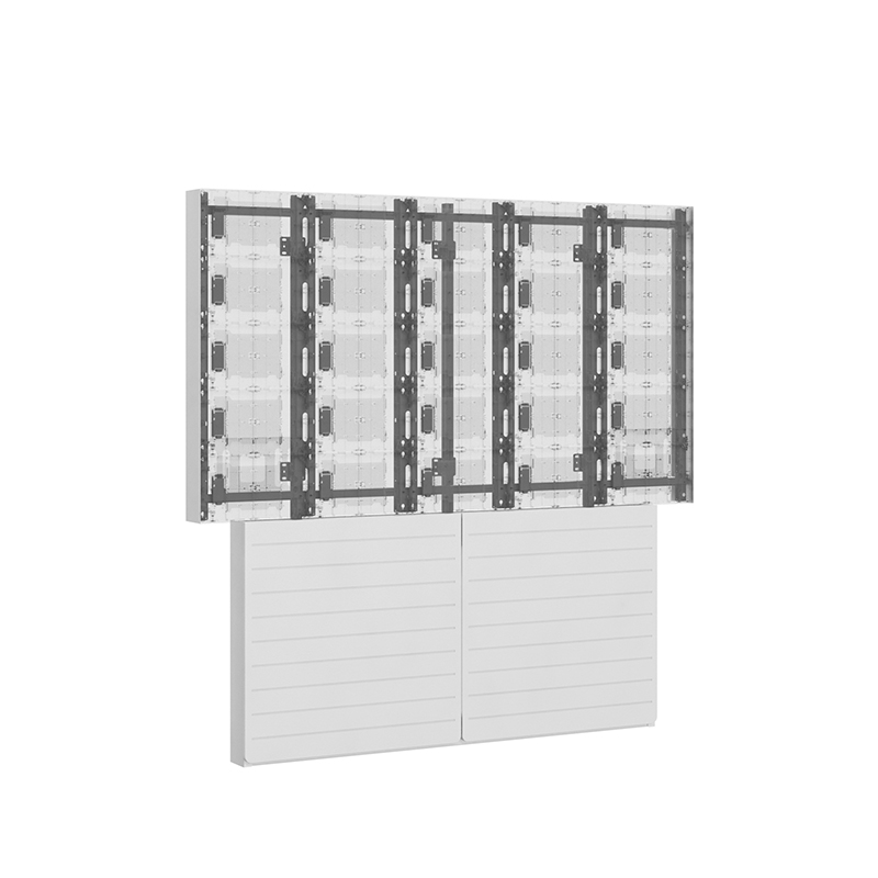 Hagor CON-Line LED BW 110" 2888 - LED-Wandsystem mit Technikkorpus für LED-All-in-One bis 110 Zoll - Weiß