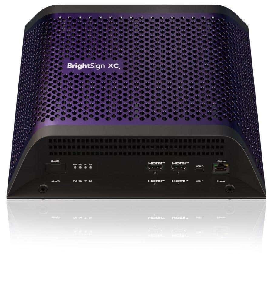 BrightSign XC2055 - 8K Digital Signage Player - 2x HDMI - Intel Celeron - BrightSignOS