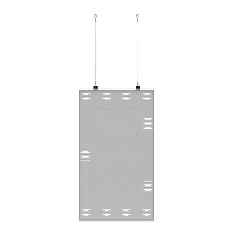 Hagor HP SHF OM55 Portrait - Drahtseilhalterung Deckenmontage - Samsung OM55B / OM55N-S - max. 25 kg - 5 m Seil - schwarz