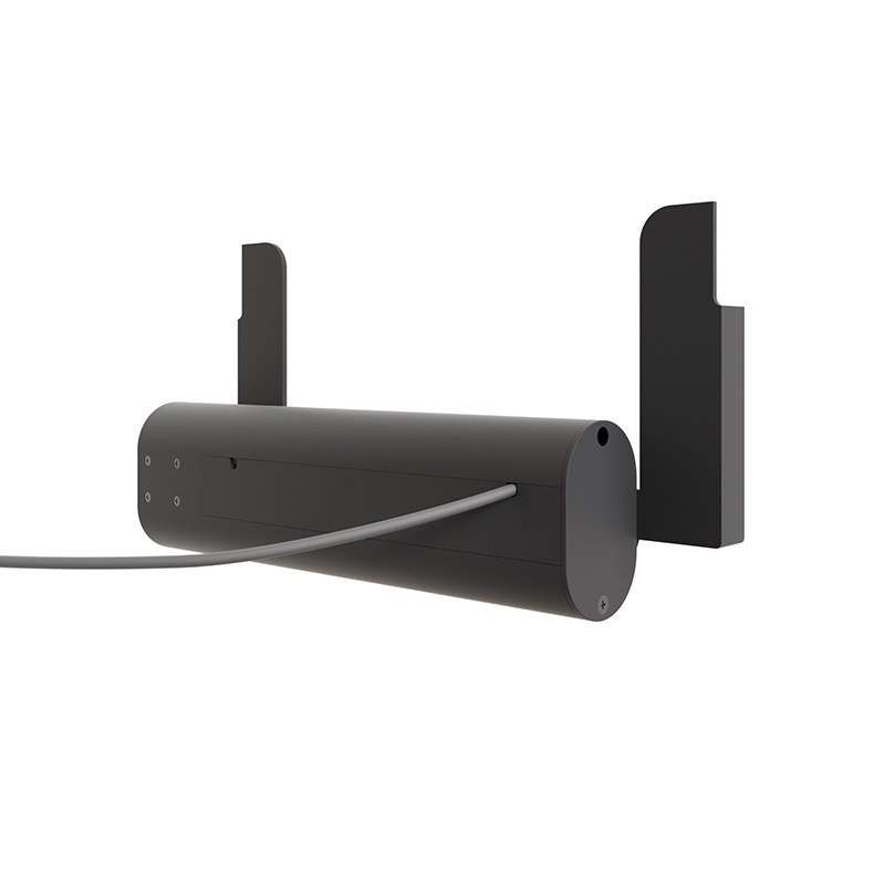 Hagor CON-Line Tabletholder 2882 - Tablet-Halterung seitlich 9,7 bis 12,4" mit USB-A - 310 x 137,5 x 113 mm - Kunststoff schwarz