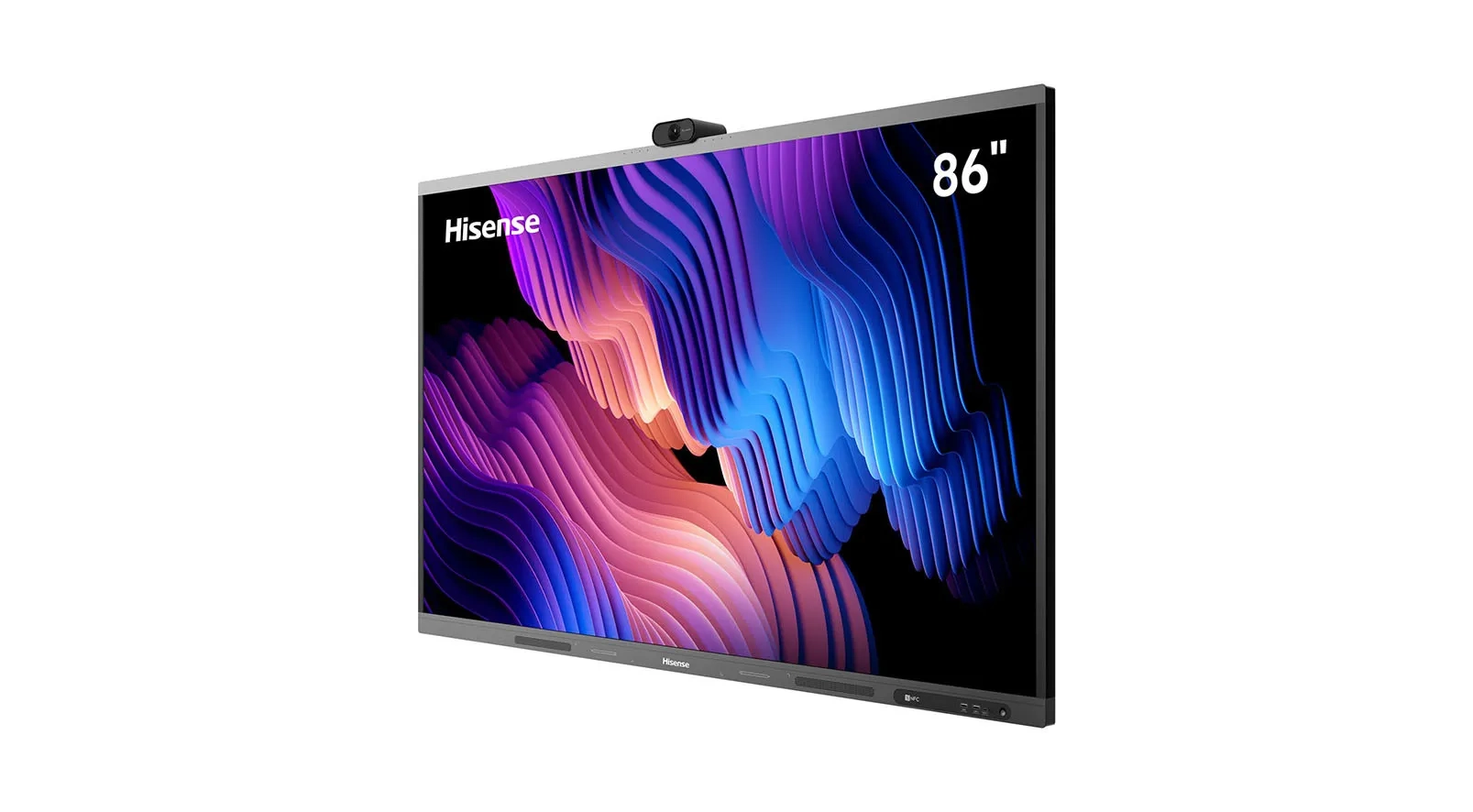 Hisense 86WM6FE-A - Interaktives Touch-Display 86" - 4K UHD - 400 cd/m² - Android 13 EDLA - 55-Punkt-Touch - 4K-Kamera - Dolby Atmos - VESA 1000x600 - schwarz