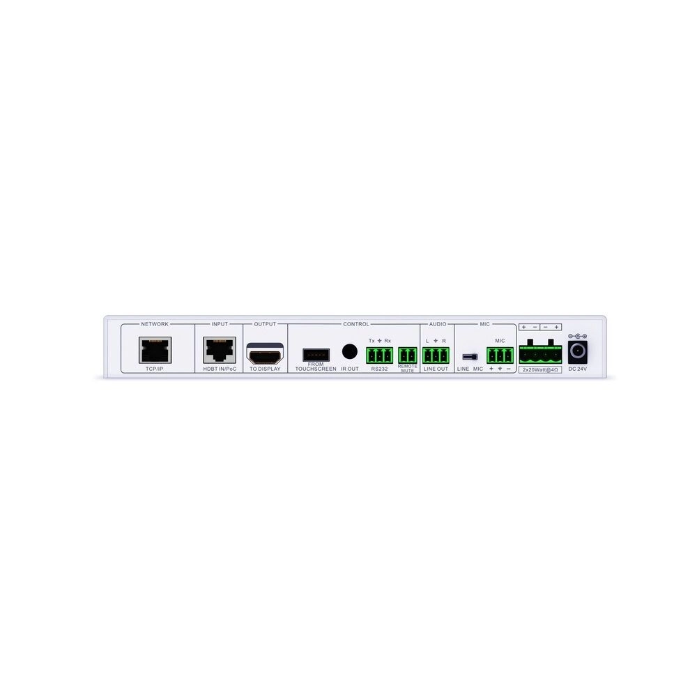 PureTools PT-PK100 - HDBaseT AV-Verteilungssystem Set - Wandanschlussfeld, Receiver, Bedienfeld, 30m, 2x20W