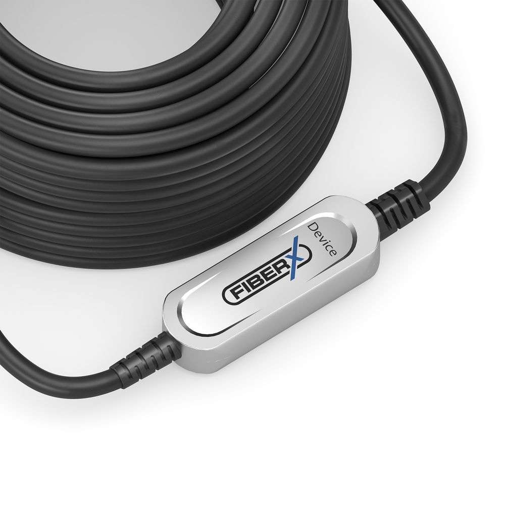 PureLink FiberX FX-I645-015 - AOC USB 3.2 Hybridkabel - 15 m - 10 Gbps - USB-A Stecker auf USB-B Stecker - Schwarz