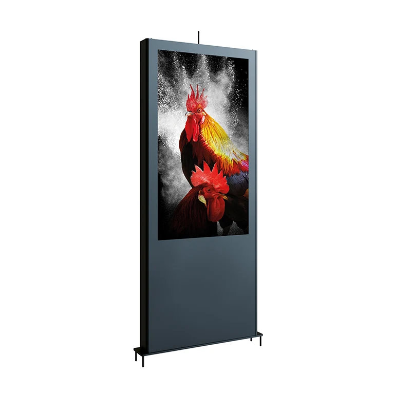 Hagor vis-it Bundle iiyama ProLite LH5566UHSB-B1AG - Indoorstele Portrait 55 Zoll - 4K UHD - 800 cd/m² - 24/7 - Mini-PC-Fach abschließbar - RAL 7016