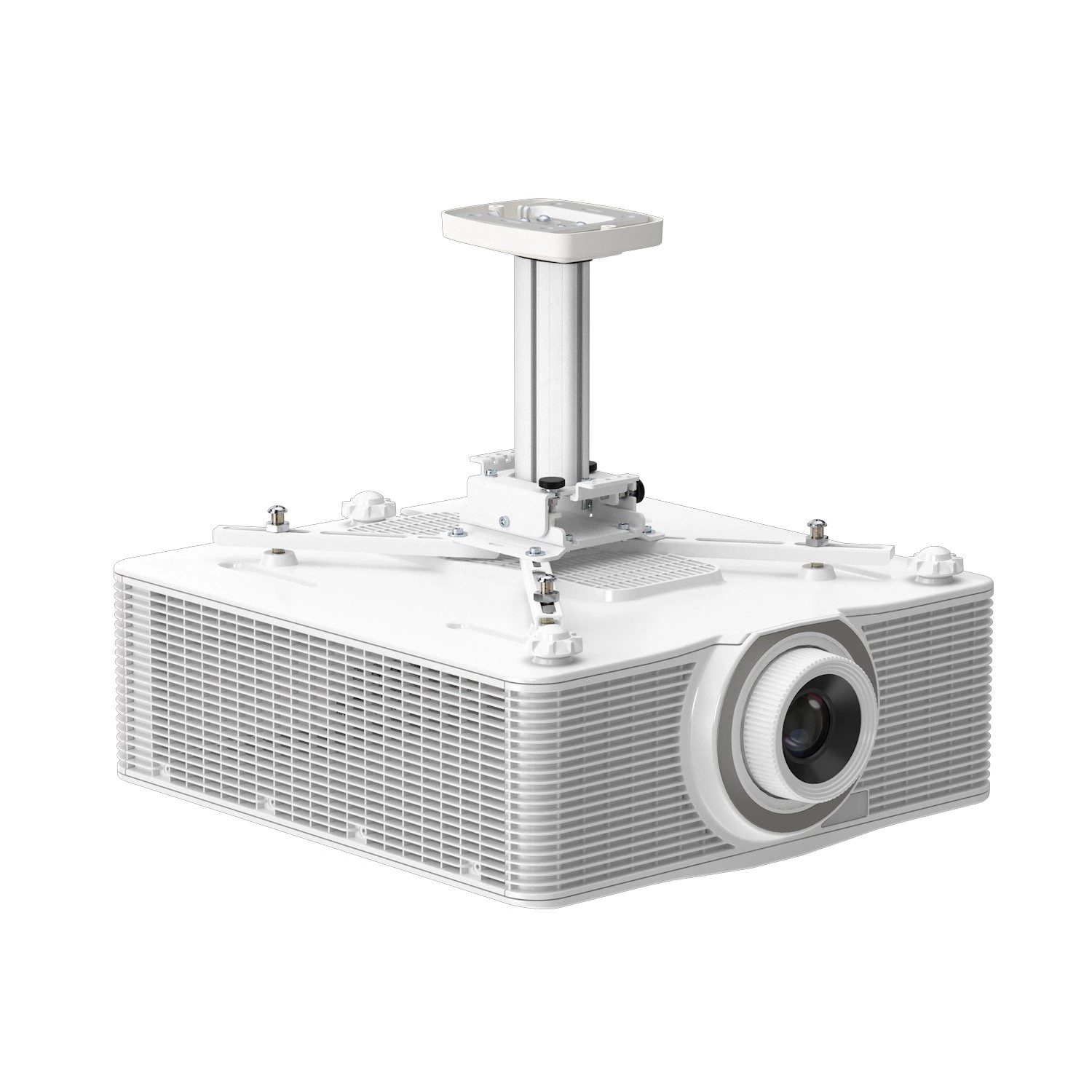 Kindermann Premium MA 30 7460000031 - Beamer-Deckenhalterung 28 cm - max. 30 kg - Aluminium - TÜV/GS - weiß