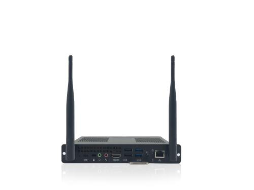 Newline OPS WB7E120U - Einschub-PC für Displays - Intel Core Ultra 7 155H - 256 GB SSD - Windows 11 Pro mit MS Office 2019 - schwarz