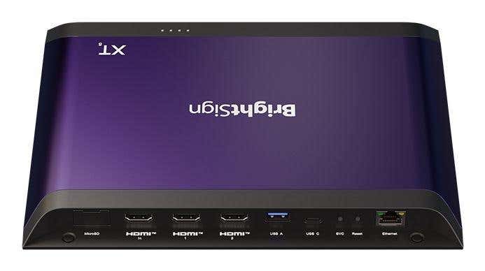 BrightSign XT1145 - 8K Digital Signage Player - HDMI-Eingang - PoE+ - BrightSignOS