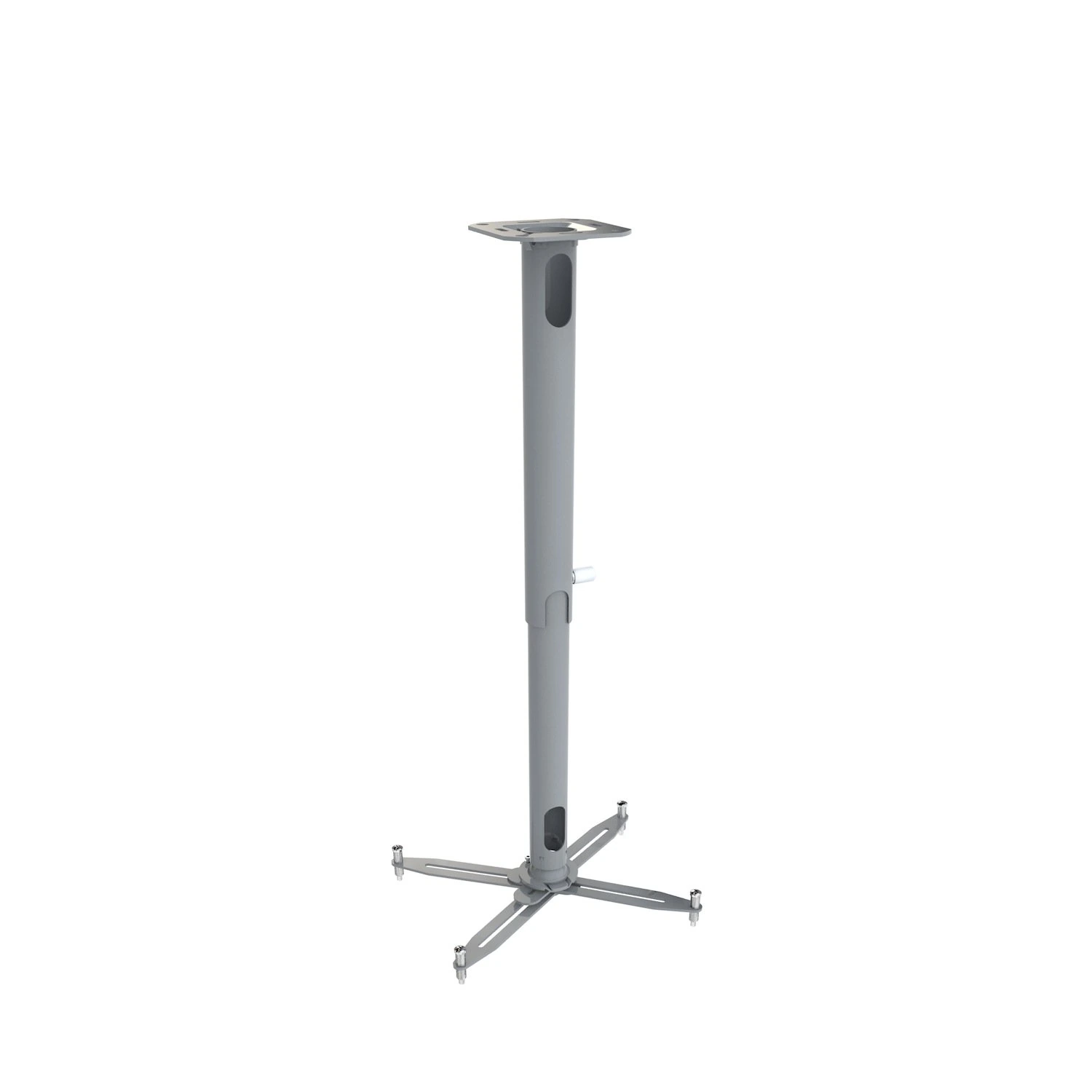 Kindermann Comfort² 60 4000000060 - Beamer-Deckenhalterung 40-65 cm - max. 20 kg - TÜV/GS - Silber