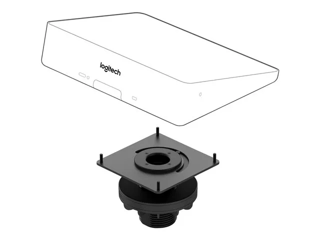 Logitech Tap Tischhalterung – Flaches Design & 180° Schwenkfunktion
