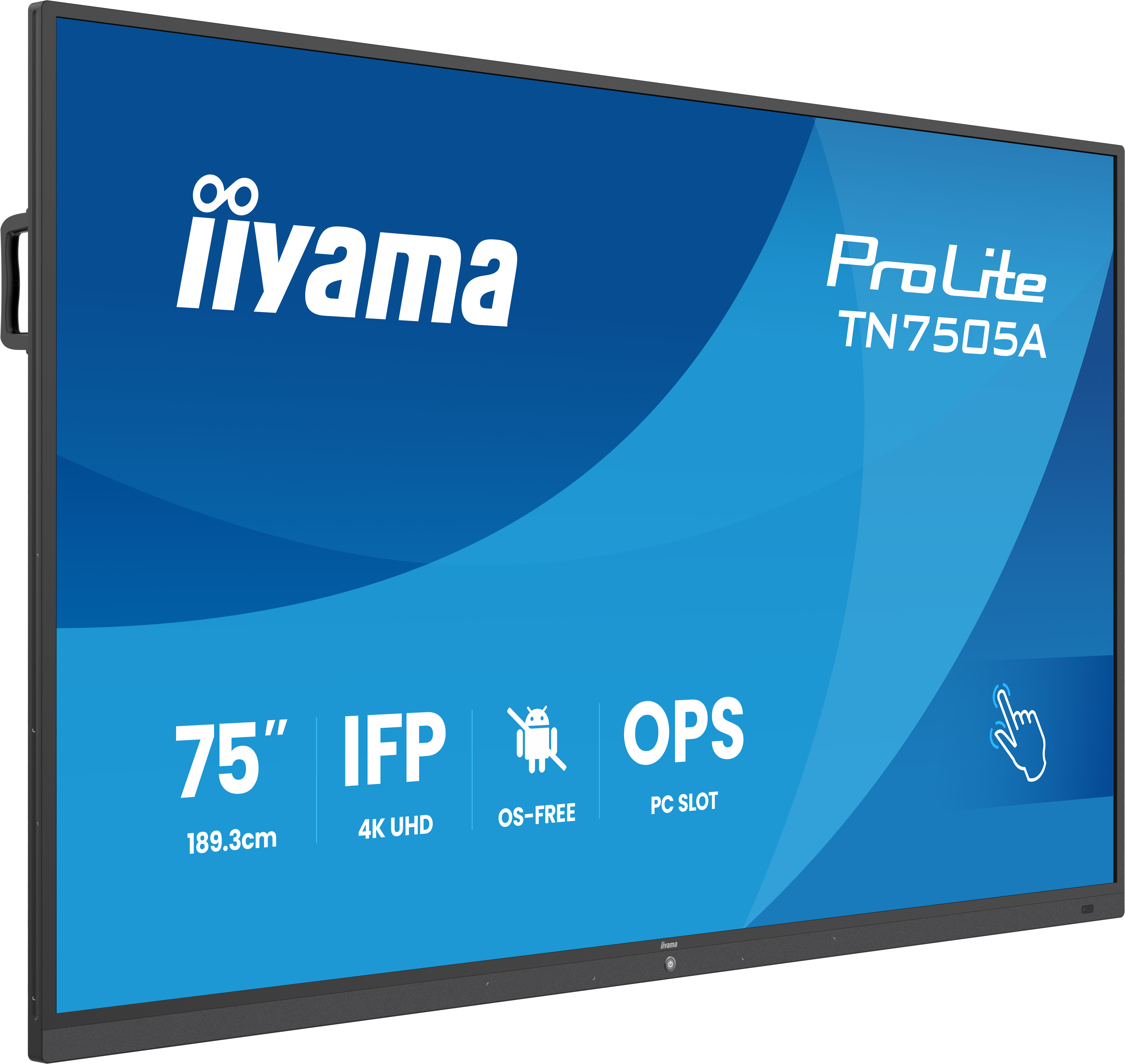 iiyama ProLite TN7505A-B1AG - 75" IR+ Touchdisplay, NO-OS