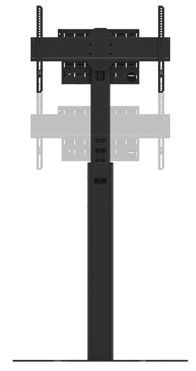 Neomounts FL45S-825BL1 MOVE Up - TV-Bodenständer 37-75" - max. 70 kg - VESA 600x400 - manuell H 104-157 cm - schwarz