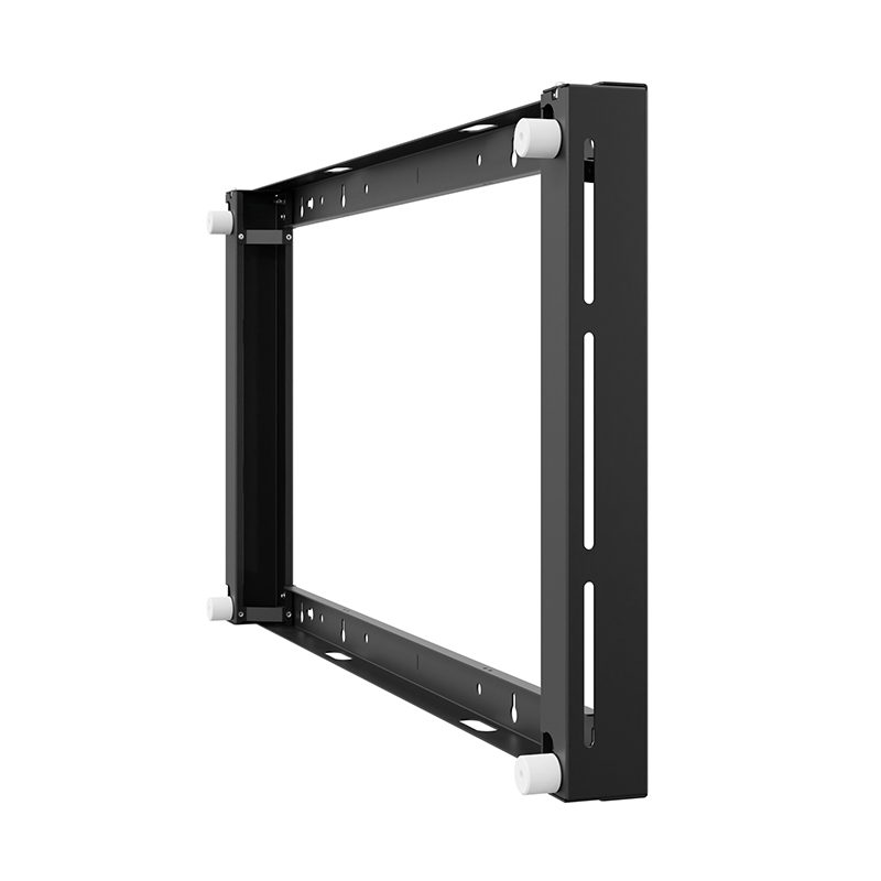 Hagor WH LG XE4 55" 5868 - Outdoor-Wandhalterung für LG 55XE3P-B / 55XE4F - hochwetterfest - Landscape und Portrait - Schwarz