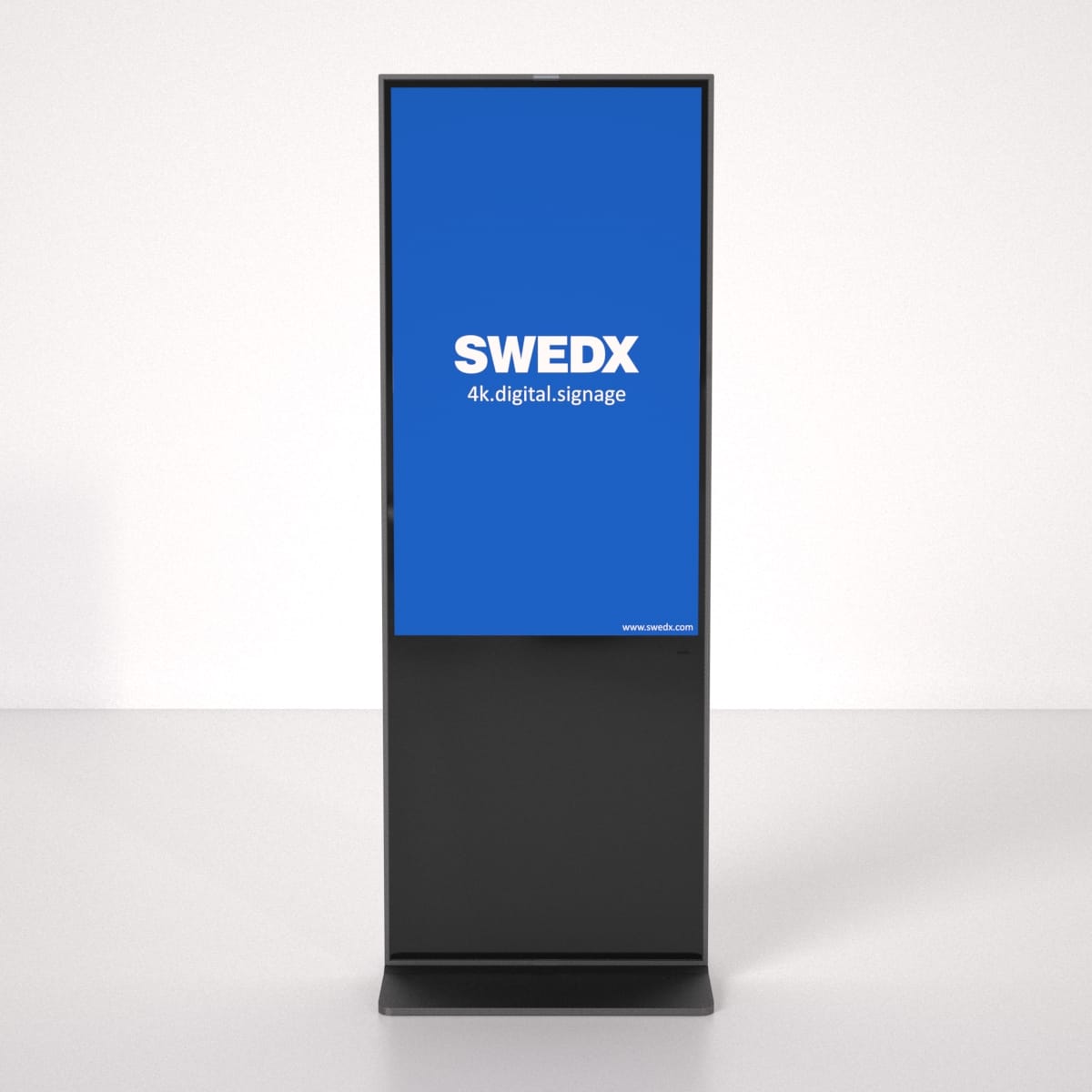 SWEDX Lamina Touch SWLT-50K8-A2-V2 - Touch-Stele 50" Portrait - 4K UHD - 350 cd/m² - 24/7 - Infrarot 10-Punkt-Touch - NO-OS - schwarz