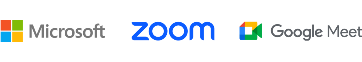 Zertifiziert für Microsoft Teams, Zoom und Google Meet