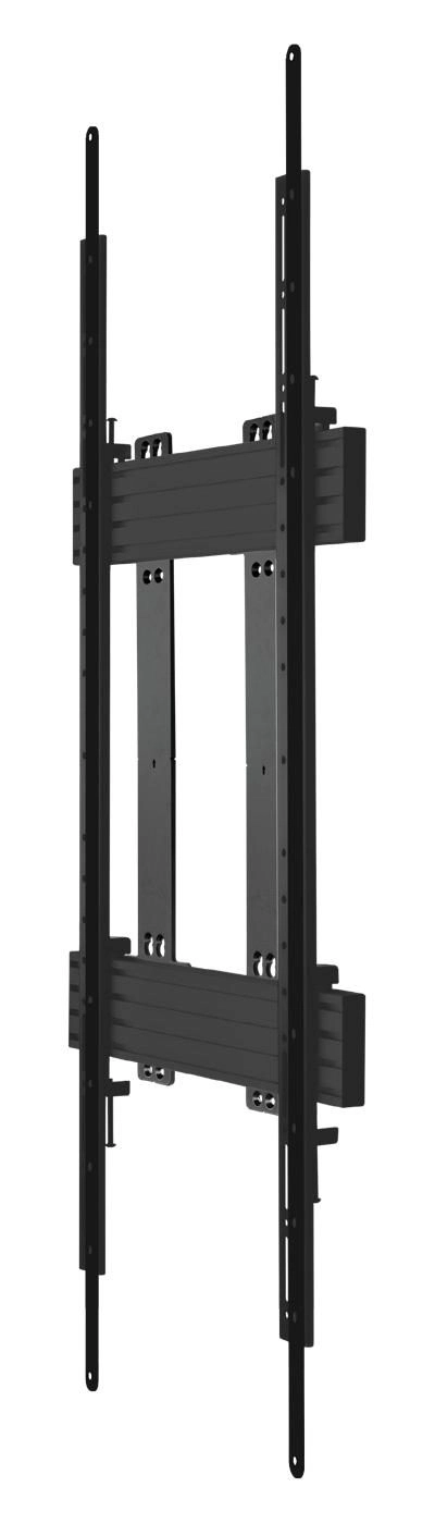 B-Tech BT9923 - Wandhalterung 105-120" Ultrawide Portrait - max. 200 kg - VESA 400x1000-600x1500 - schwarz