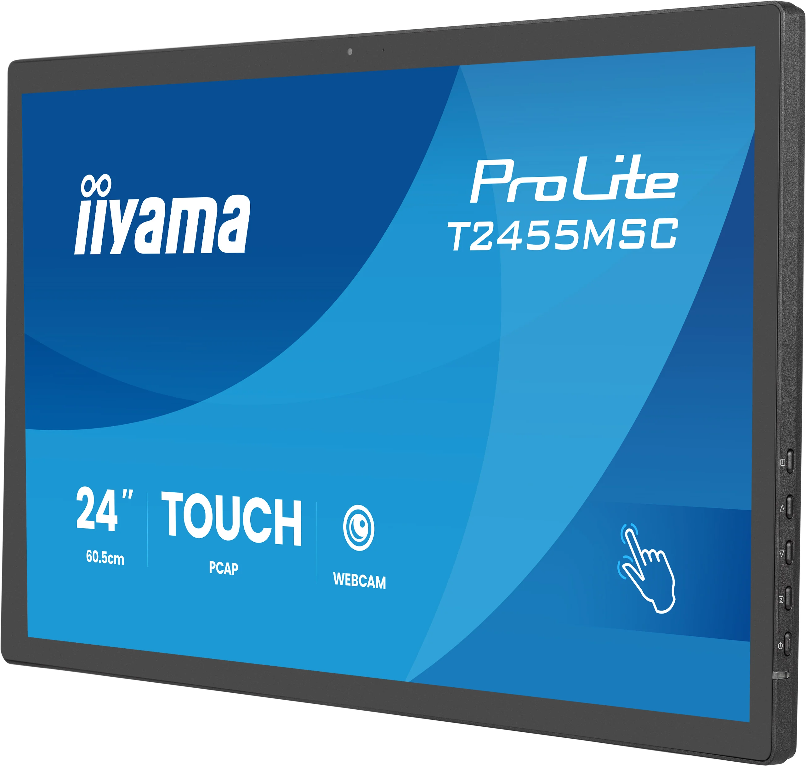 iiyama ProLite T2455MSC-B2 - 24" Touch Display - Full-HD - 360 cd/m² - NO-OS - VESA 100x100 - schwarz