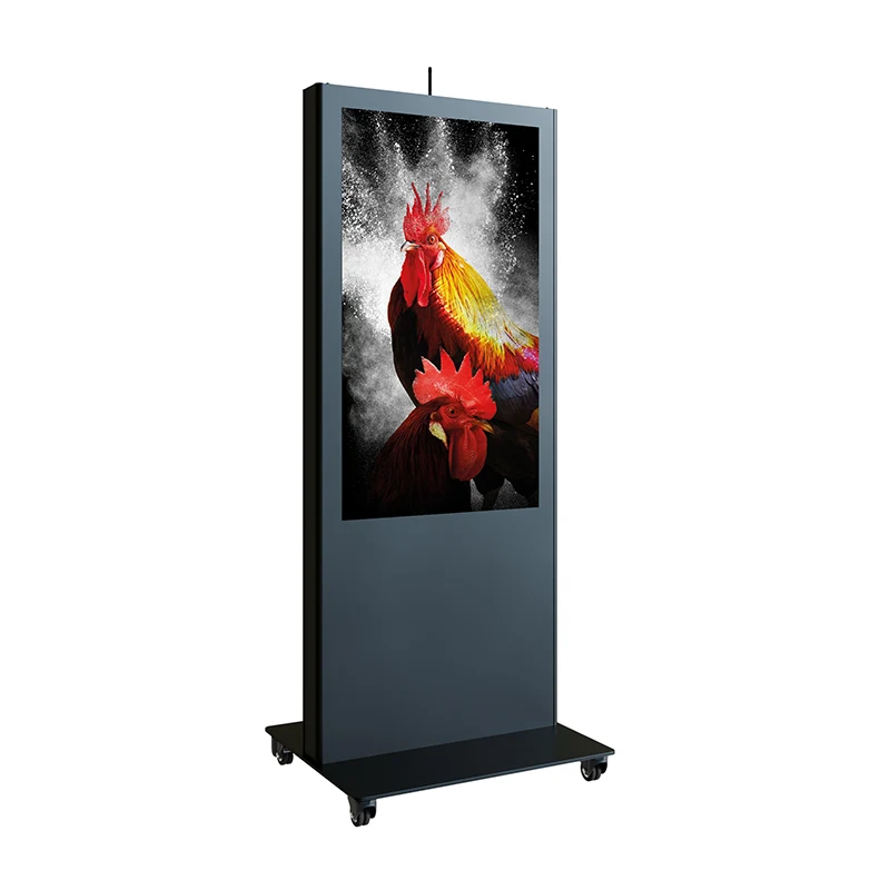 Hagor vis-it Bundle iiyama ProLite LH5566UHSB-B1AG - Indoorstele Portrait 55 Zoll - 4K UHD - 800 cd/m² - 24/7 - Mini-PC-Fach abschließbar - RAL 7016