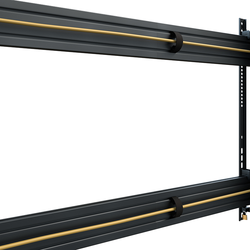 Hagor CPS Mobile Stand Single 86-110" 3329 - Rollwagen für Displays 86-110" - Landscape - max. 130 kg - VESA 200x200-1500x800 - schwarz