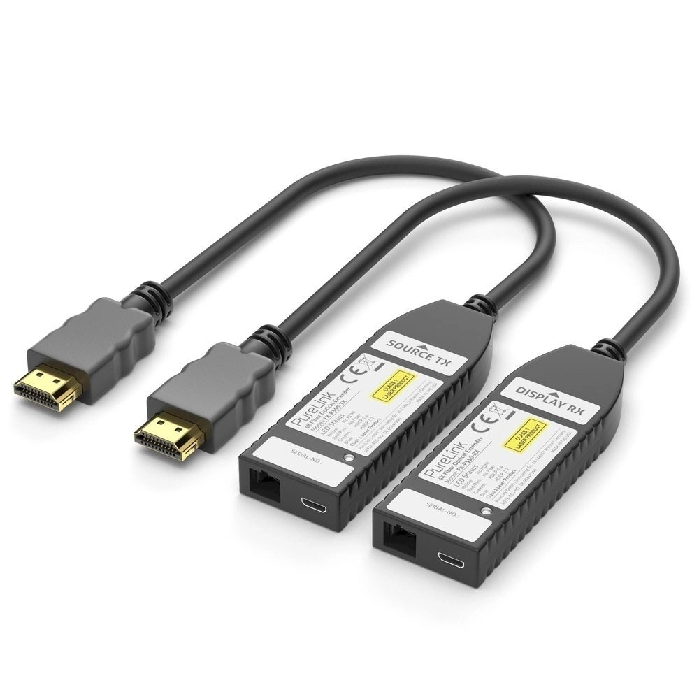 PureLink FiberX FX-P350 - HDMI 2.0 Pigtail Extender Glasfaser - bis 1000 m - 4K@60Hz - 18 Gbps - schwarz