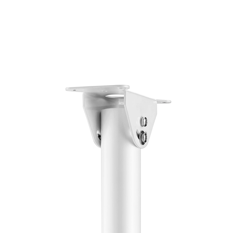 Hagor HA BDH 1200-2000 mm 5808 - Teleskop-Beamerhalterung, 25kg, ±45° Dachschrägen-Gelenk, innenliegende Kabelführung, Weiß
