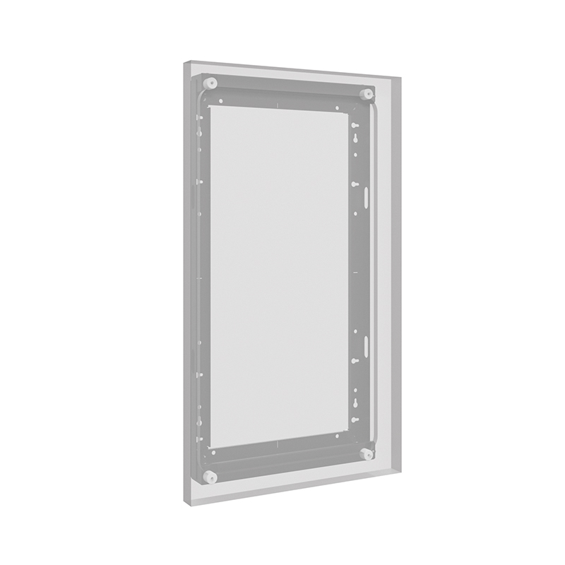 Hagor WH LG XE4 55" 5868 - Outdoor-Wandhalterung für LG 55XE3P-B / 55XE4F - hochwetterfest - Landscape und Portrait - Schwarz