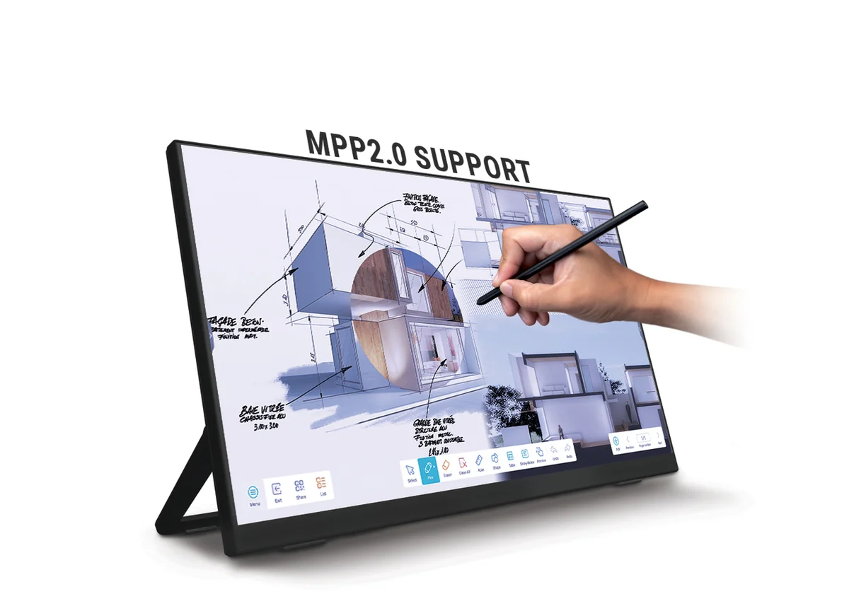 iiyama ProLite T2755QSC-B1 - 27" Touch Display - QHD IPS - 360 cd/m² - aktiver Stift (MPP 2.0) - NO-OS - VESA 100x100 - schwarz