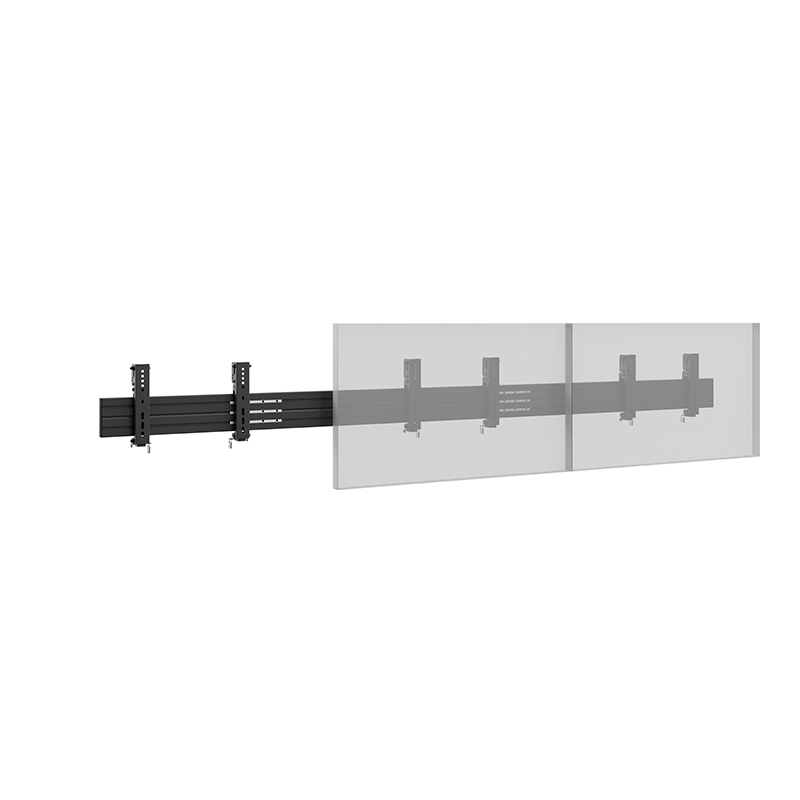 Hagor CPS Menuboard W3L 3320 - Wandhalterung 3x 32-43" - Landscape - neigbar -5°/+15° - max. 50 kg je Display - VESA 200x200 - Schwarz