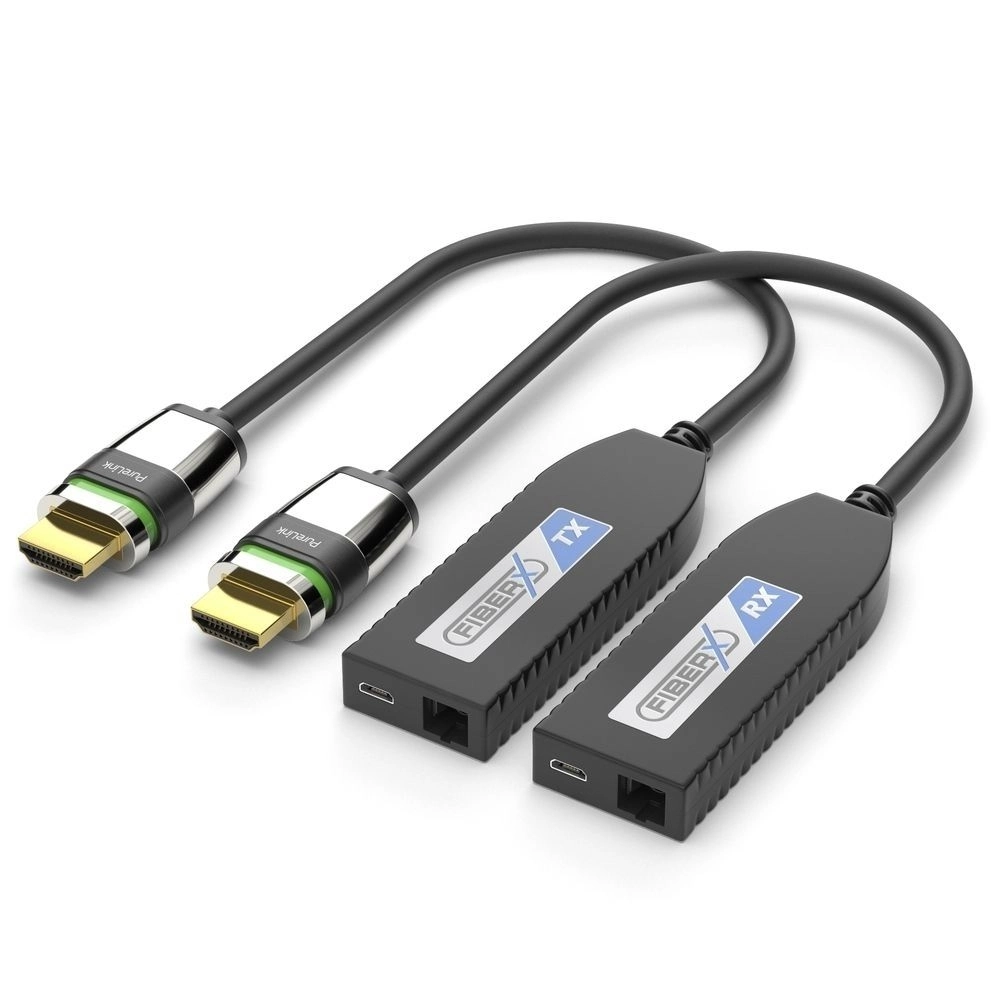 PureLink FiberX FX-P355 - HDMI 2.0 Glasfaser Extender - bis 1000 m - 4K 60Hz - 18 Gbps - Pigtail SC Multimode - schwarz