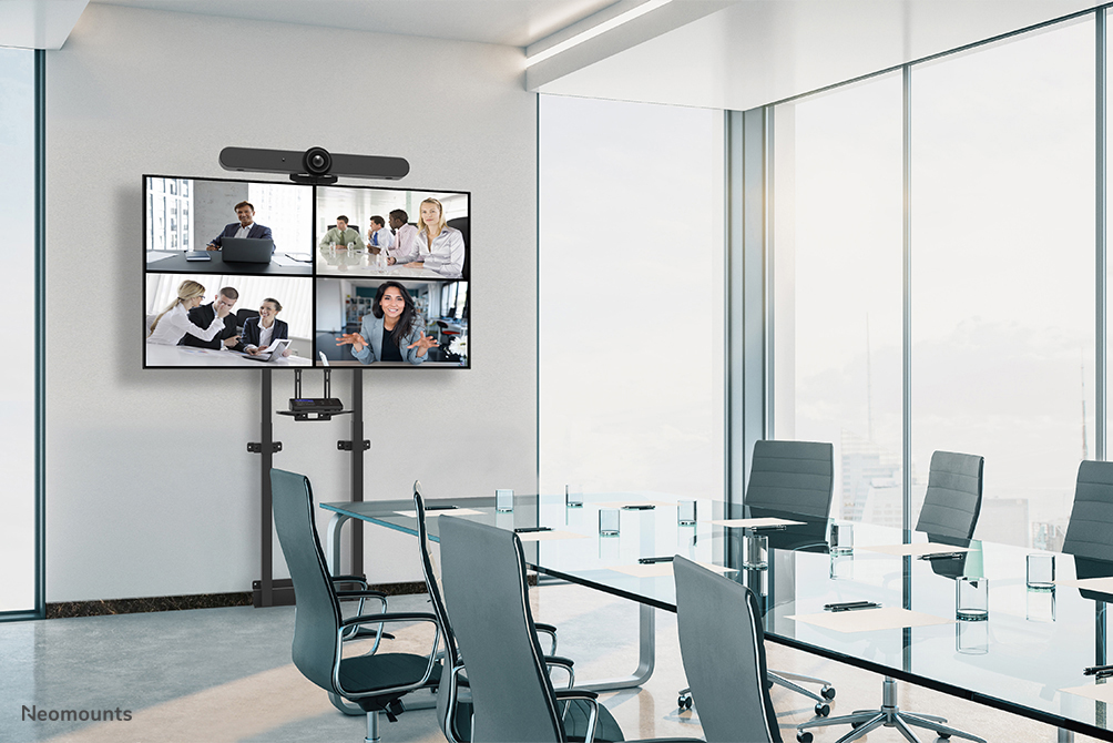 Neomounts MOVE AFL-875BL1 - Videobar- und Multimedia-Kit - max. 9 kg - universal mit Logitech-Adapter - für FL55-/WL55-875 - Schwarz