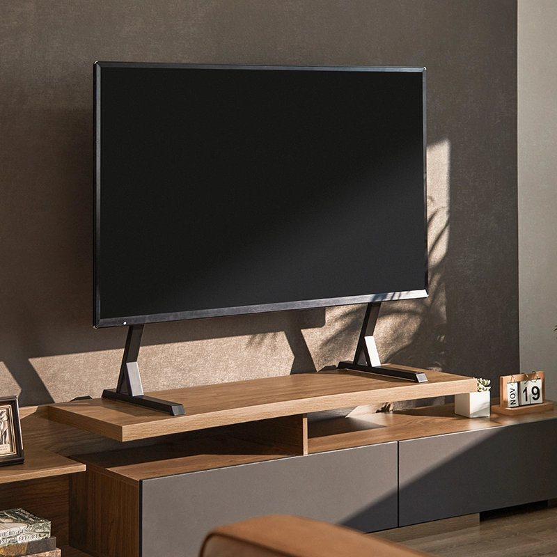 Hagor Tablestand BL XL - Tischstandfuß für Displays 32-77", VESA 50x50 bis 800x400mm, bis 50kg, Flat & Curved, Schwarz