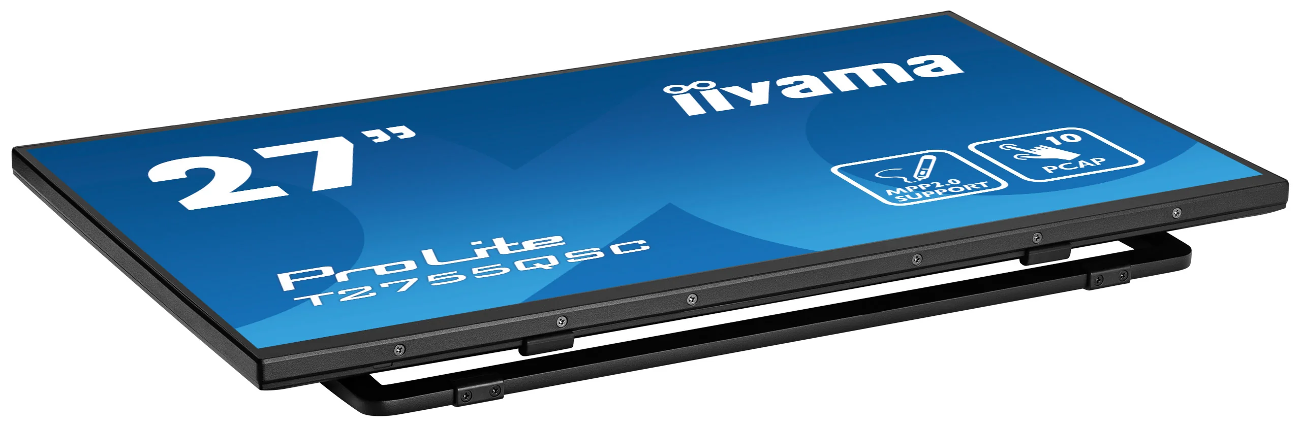 iiyama ProLite T2755QSC-B1 - 27" Touch Display - QHD IPS - 360 cd/m² - aktiver Stift (MPP 2.0) - NO-OS - VESA 100x100 - schwarz