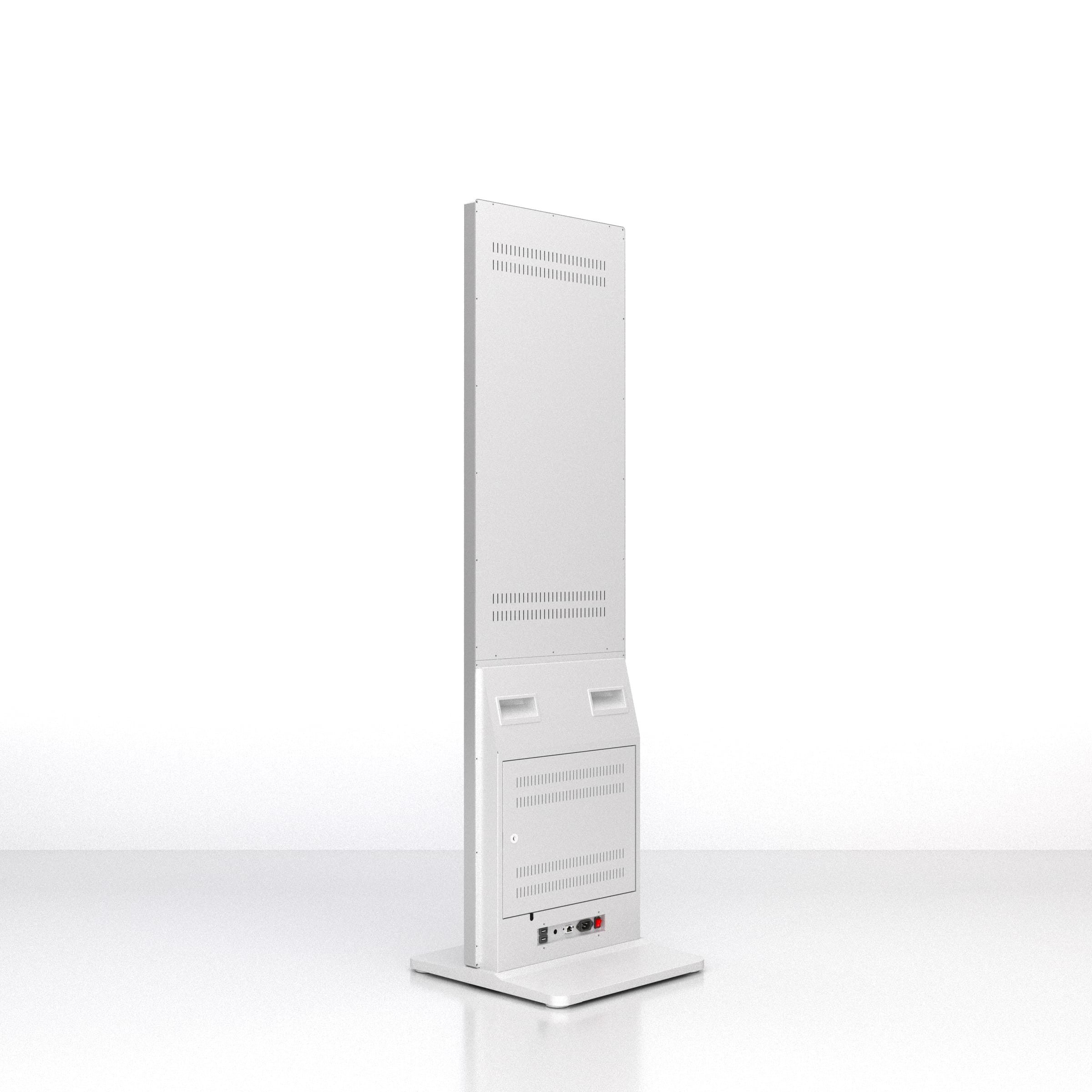SWEDX Lamina Touch SWLT-32X8-A1-V2 - Touch-Stele 32" Portrait - Full HD - 350 cd/m² - 24/7 - Infrarot 10-Punkt-Touch - NO-OS - weiß