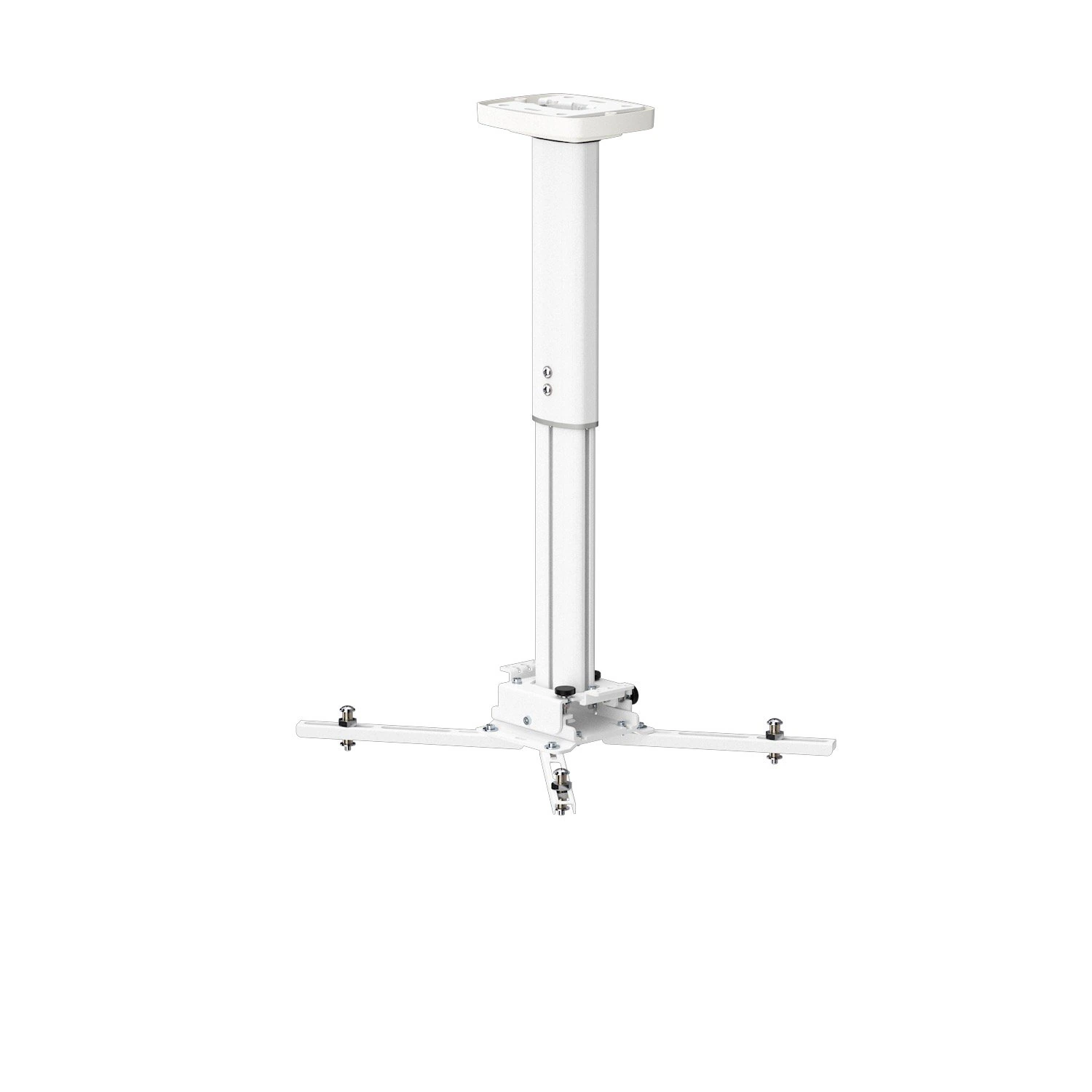 Kindermann Premium MA 60 7460000061 - Beamer-Deckenhalterung 39-59 cm - max. 30 kg - Aluminium - TÜV/GS - weiß