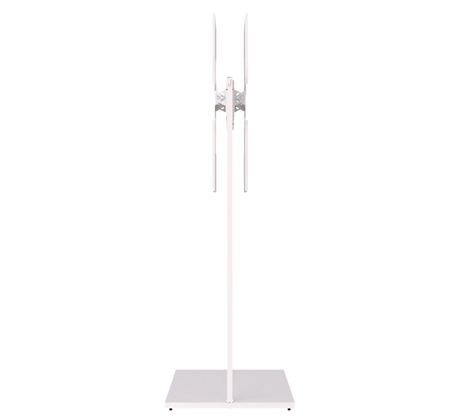 B-Tech BT7613-SAM32 - Back-to-Back Bodenständer 2x 32" - neigbar - Kabelmanagement - Sicherheitsabdeckung - für Samsung EM32DX / EM32DX-A - max. 20 kg - VESA 200x200 - weiß