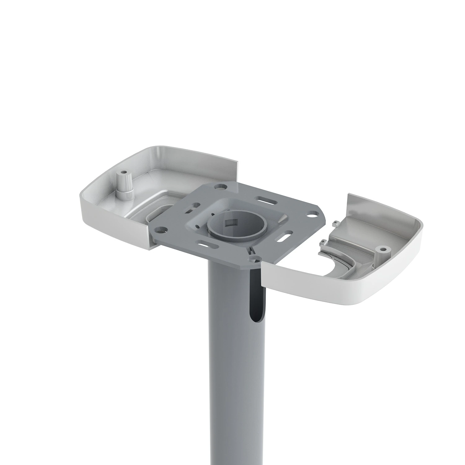Kindermann Comfort² 150 4000000150 - Beamer-Deckenhalterung 105-150 cm - max. 20 kg - TÜV/GS - Silber