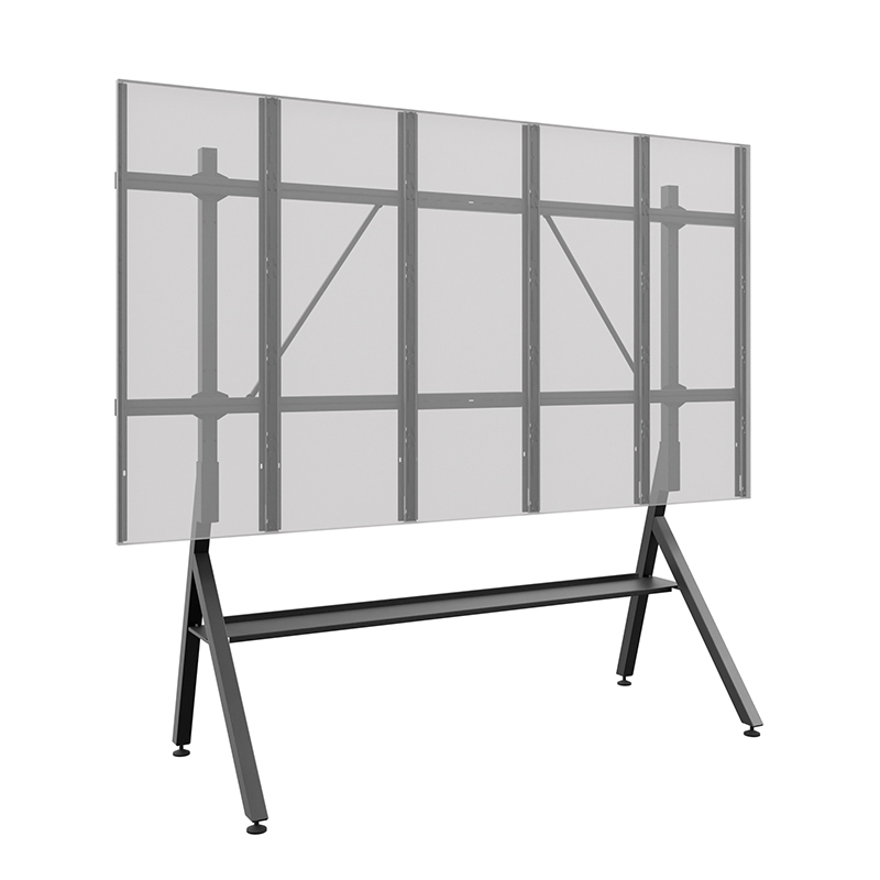 Hagor HP LED Floorstand LG LAPA 136" 6297 - freistehendes Standsystem für LG LAPA136-GF - 3 Höhen - inkl. AV-Ablage - schwarz