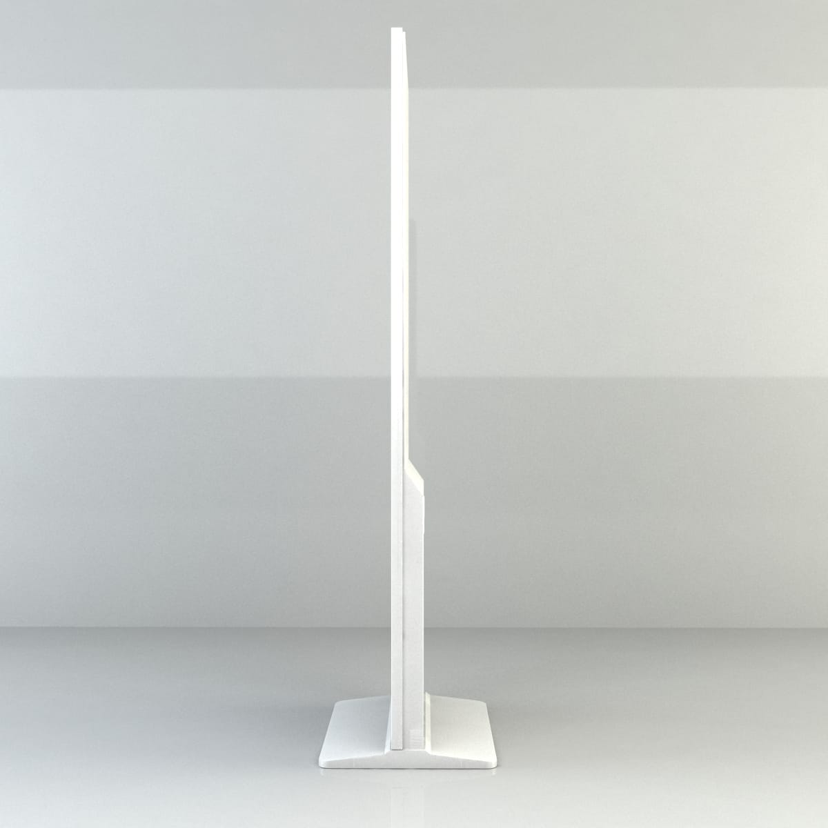 SWEDX Lamina Touch SWLT-50K8-A1-V2 - Touch-Stele 50" Portrait - 4K UHD - 350 cd/m² - 24/7 - Infrarot 10-Punkt-Touch - NO-OS - weiß