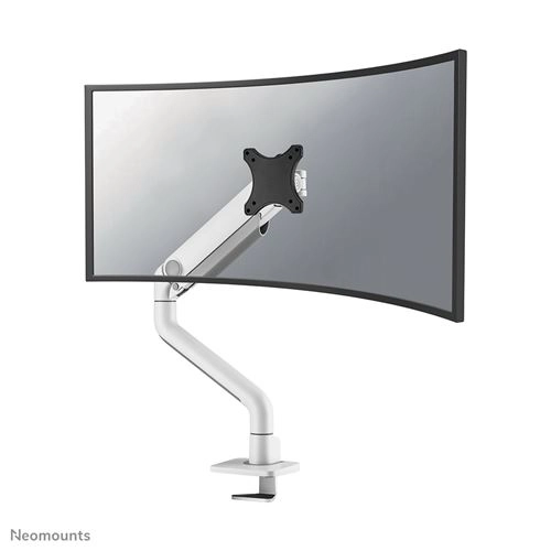 Neomounts DS70S-950WH1 - Monitorarm, 17-49 Zoll, 18kg, Gasfeder, Curved, 180°-Stopp, VESA 75x75/100x100, Weiß