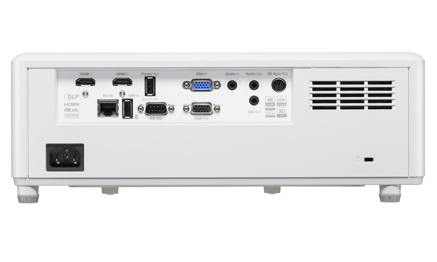 Optoma ZU550 - WUXGA Laserprojektor (DLP) - 5.700 ISO-Lumen - Zoom 1,7x - Lens-Shift - IP6X - 360° - 24/7 - weiß