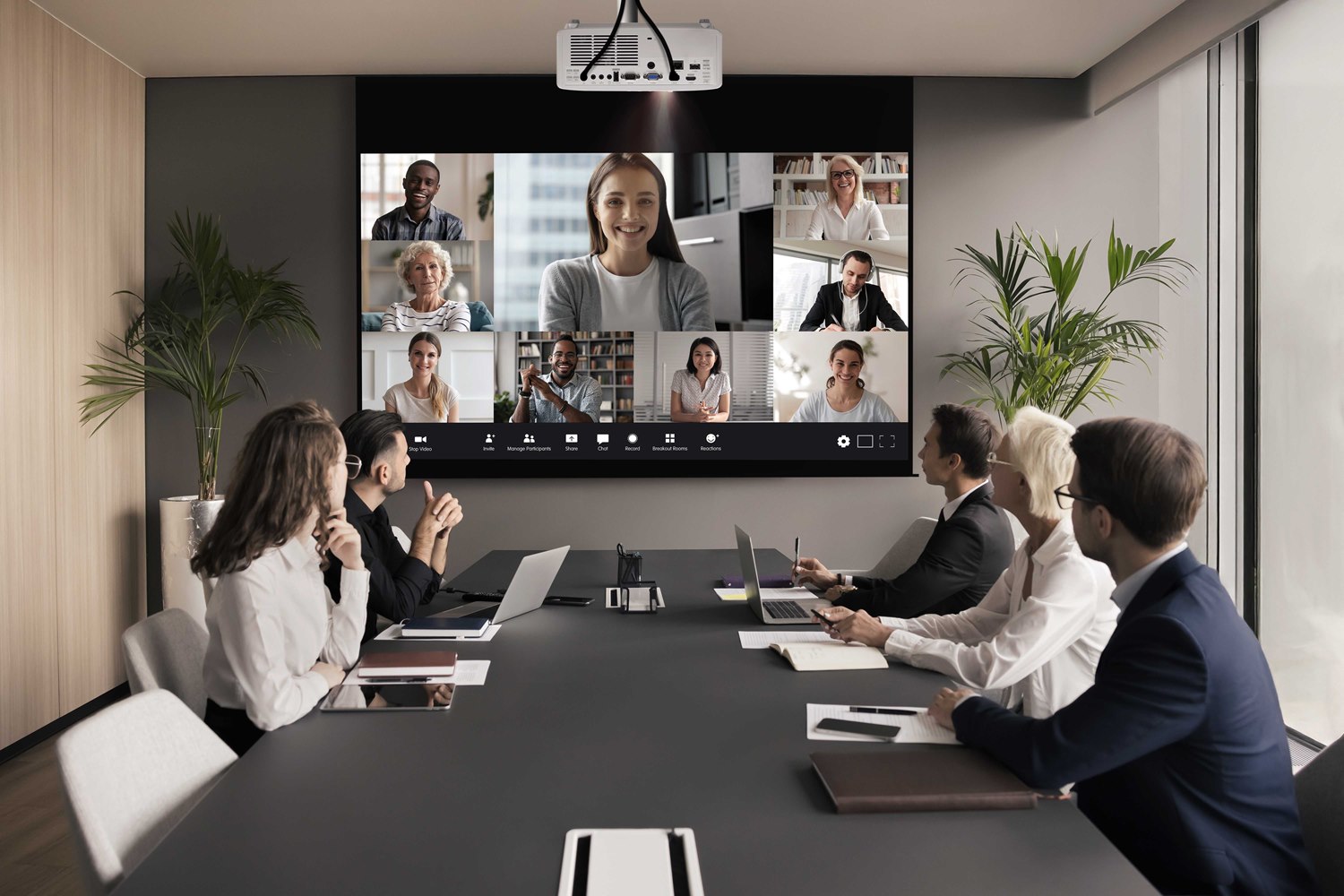 Optoma ZK450 - 4K UHD Laserprojektor, 4200 Lumen, IP6X, 30.000h, HDR, 360°, 24/7, Weiß