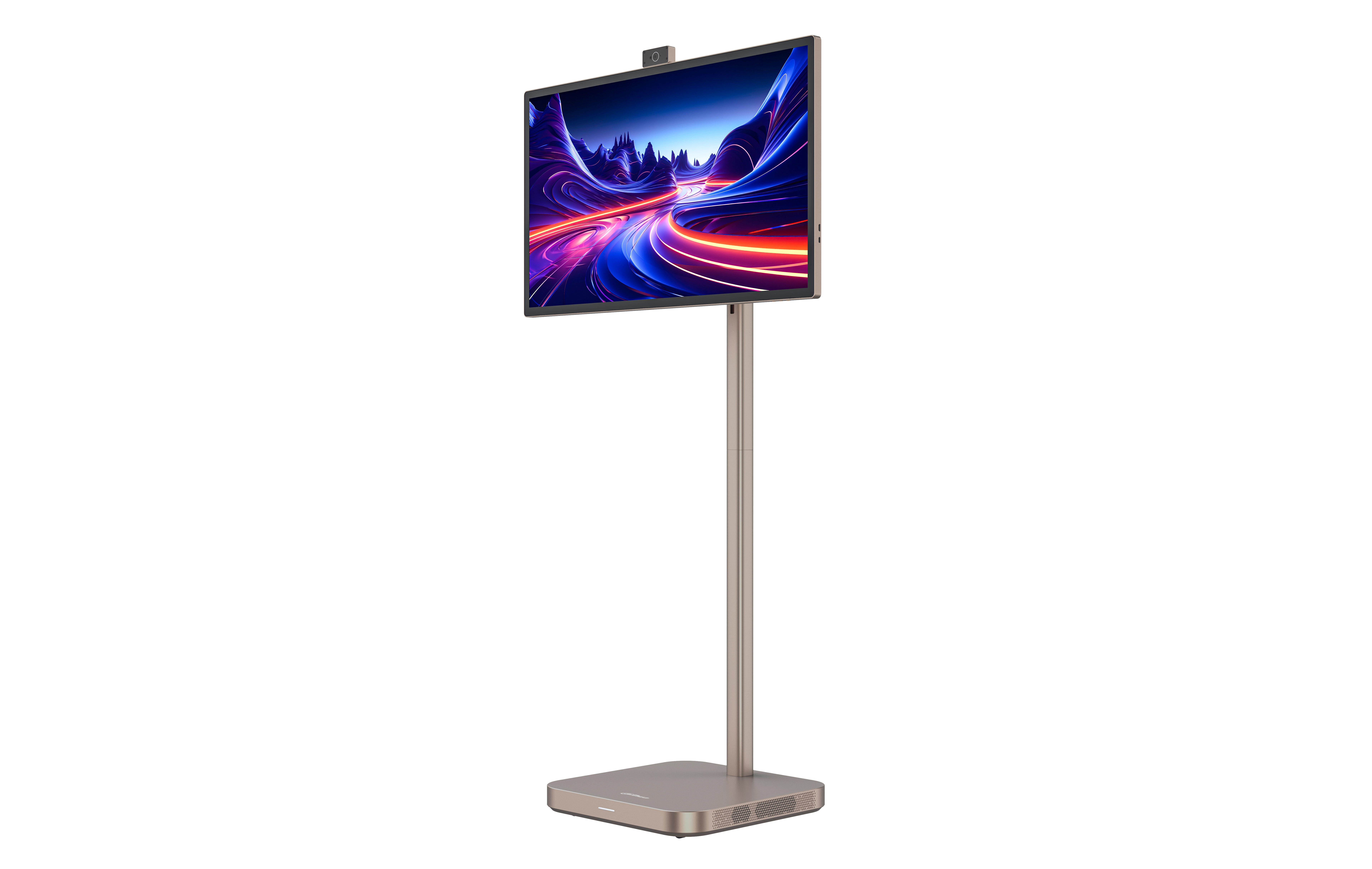 Dahua DHI-LM32-U400PN - Mobiler 32 Zoll 4K-Smartmonitor - UHD VA - Akku - 8MP-Kamera - Android 11 - Touch - Pivot - silber